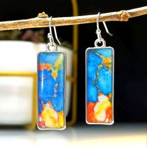 ⭐️3/$25⭐️🆕️Colorful Geometric Drop Earrings 